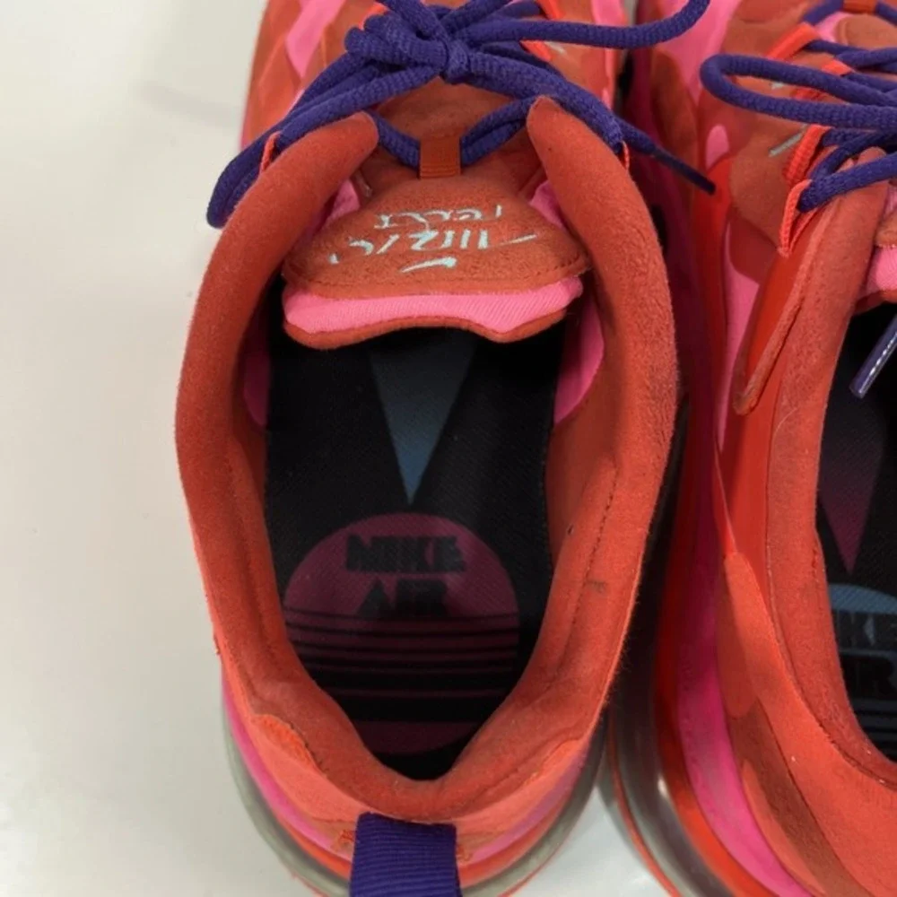 Nike React Air 70 Mystic Red Pink Blast Running Shoe Men's US 13‎